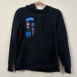 Spirited Away Studio Ghibli Movie Hoodie Anime Miyazaki kids L Black Blue